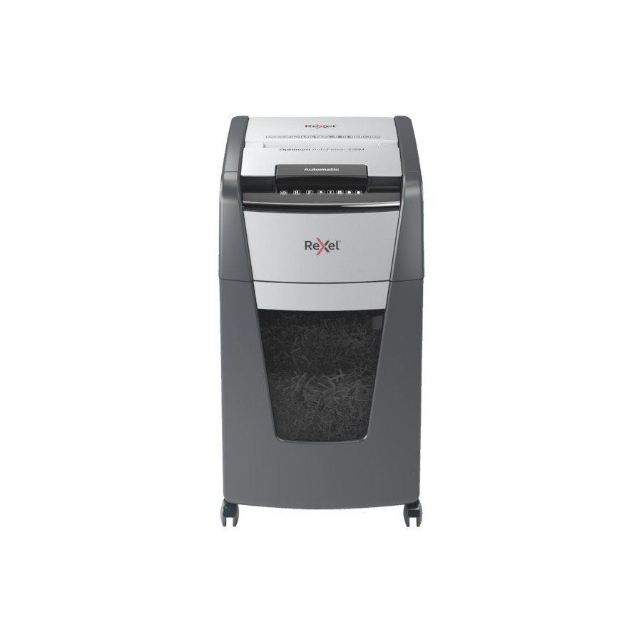 Niszczarka Rexel Optimum AutoFeed+ 225M, (P-5), 225 kartek, 60 l kosz