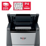 Niszczarka Rexel Optimum AutoFeed+ 225X, (P-4), 225 kartek, 60 l kosz