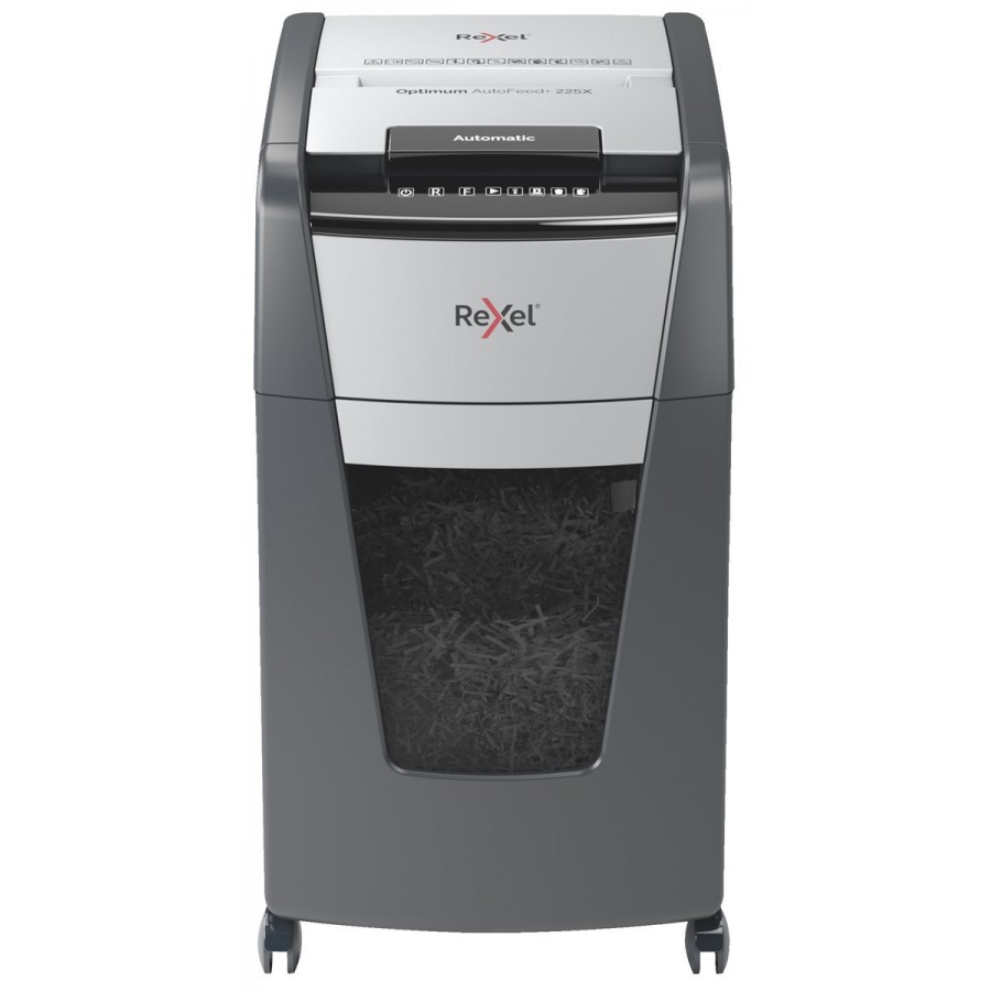 Niszczarka Rexel Optimum AutoFeed+ 225X, (P-4), 225 kartek, 60 l kosz