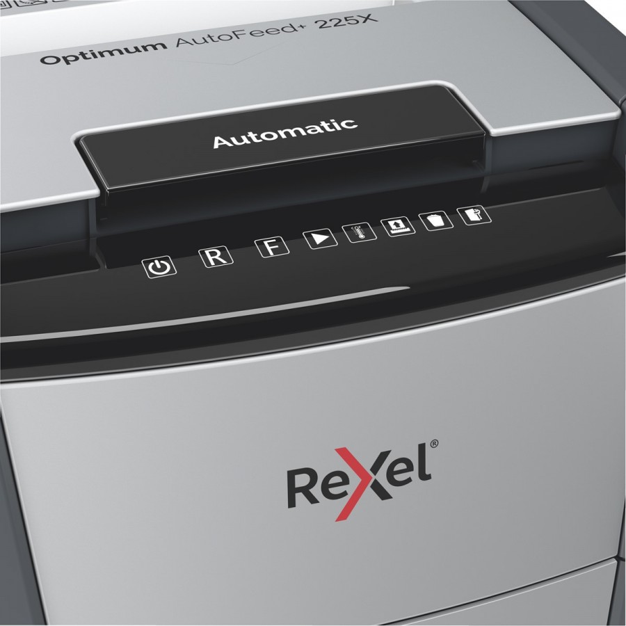 Niszczarka Rexel Optimum AutoFeed+ 225X, (P-4), 225 kartek, 60 l kosz