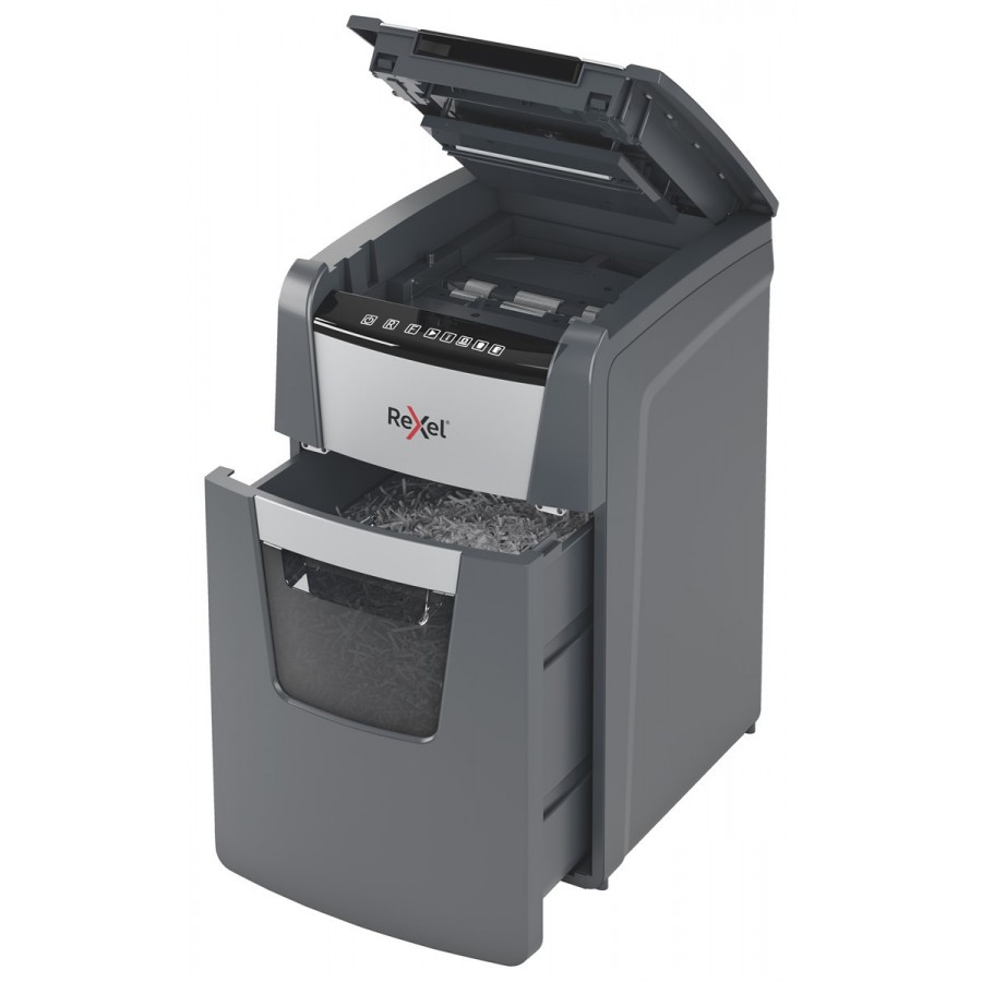 Niszczarka Rexel Optimum AutoFeed+ 130X, (P-4), 130 kartek, 44 l kosz