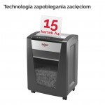 Niszczarka Rexel Momentum M515, 15 kartek, 30 l kosz