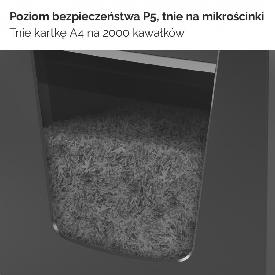 Niszczarka Rexel Momentum M515, 15 kartek, 30 l kosz