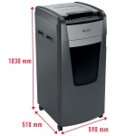 Niszczarka Rexel Optimum AutoFeed+ 600X, (P-4), 600 kartek, 110 l kosz