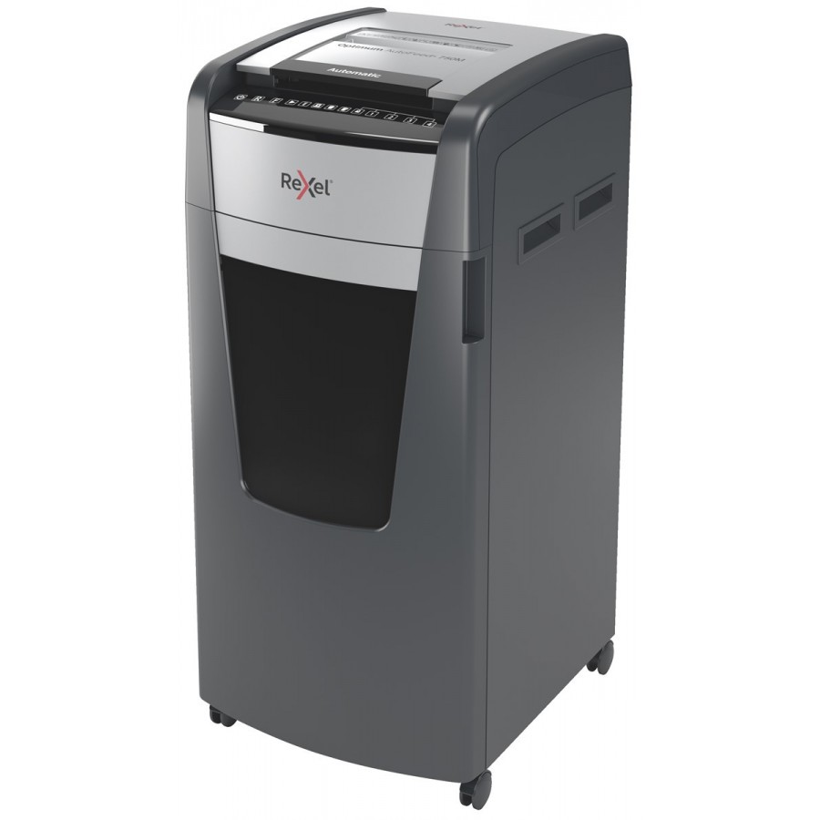 Niszczarka Rexel Optimum AutoFeed+ 750M, (P-5), 750 kartek, 140 l kosz