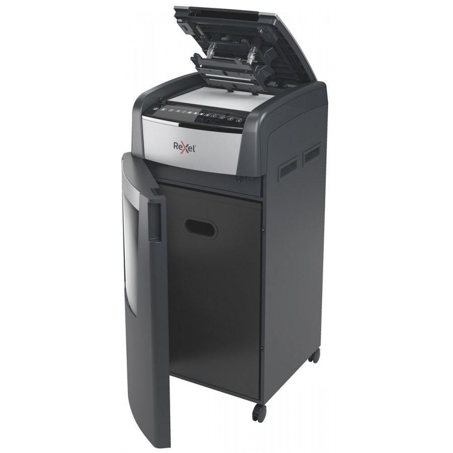 Niszczarka Rexel Optimum AutoFeed+ 600M, (P-5), 600 kartek, 110 l kosz