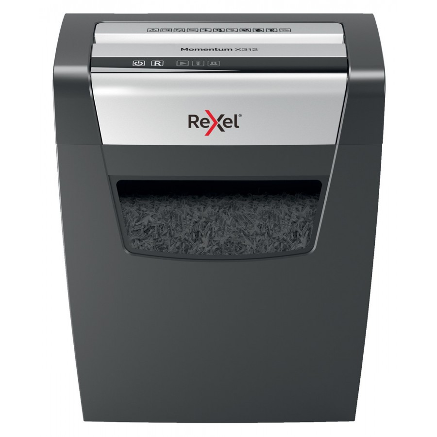 Niszczarka Rexel Momentum X312, 12 kartek, 23 l kosz