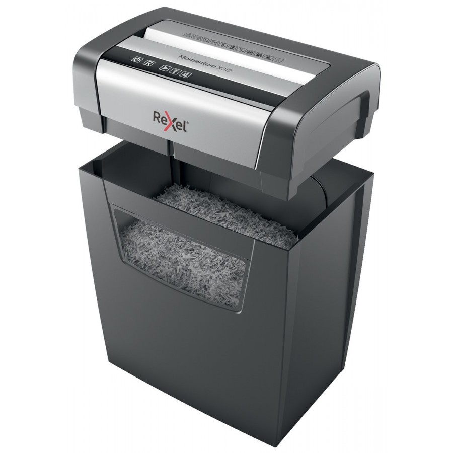 Niszczarka Rexel Momentum X312, 12 kartek, 23 l kosz