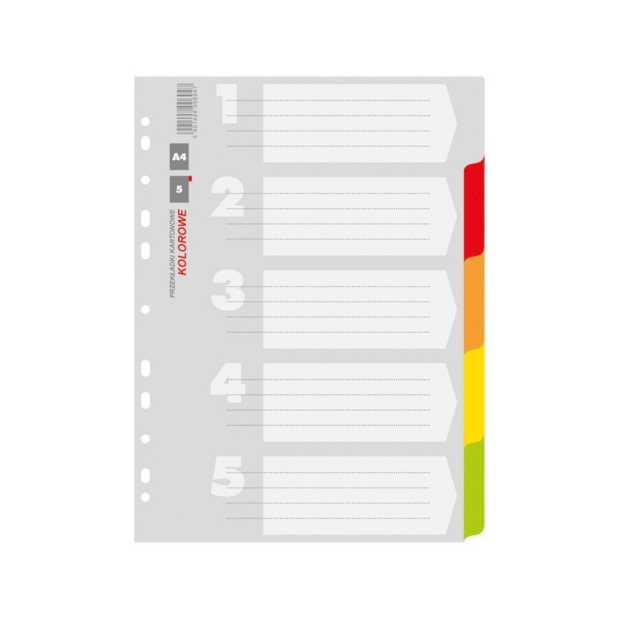 Przekladki-Kartonowe-A4-Office-Products-5-Kart