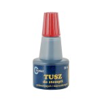 Tusz do stempli 30ml polimerowy kauczukowy Taurus Czerwony