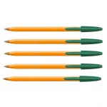 Długopis Bic Orange Zielony 5szt