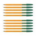 Długopis Bic Orange Zielony 10szt