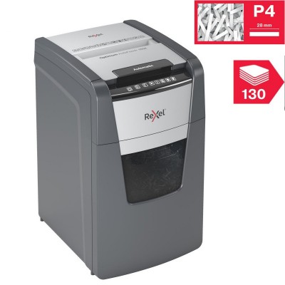 Niszczarka Rexel Optimum AutoFeed+ 130M, (P-5), 130 kartek, 44 l kosz