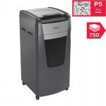 Niszczarka Rexel Optimum AutoFeed+ 750M, (P-5), 750 kartek, 140 l kosz