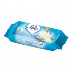 Nawilżany papier toaletowy z ekstraktem z białej lilii 40szt Lula
