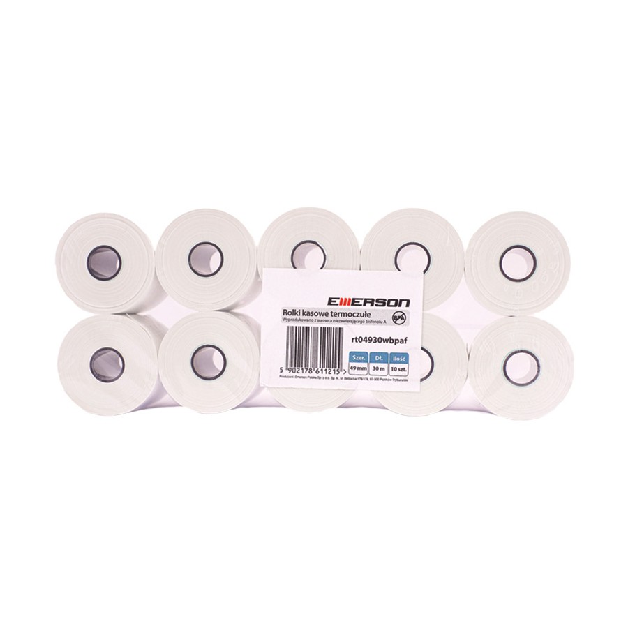 Rolki termiczne Rolka Emerson 49x30 10 ROLEK BPA FREE