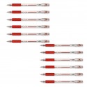 Długopis żelowy Rystor FUN G-032 czerwony x12