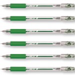 Długopis żelowy Rystor FUN G-032 zielony x6