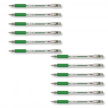 Długopis żelowy Rystor FUN G-032 zielony x12