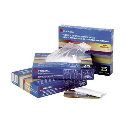 Plastikowe Worki Na Ścinki x100 Rexel AS100 175l