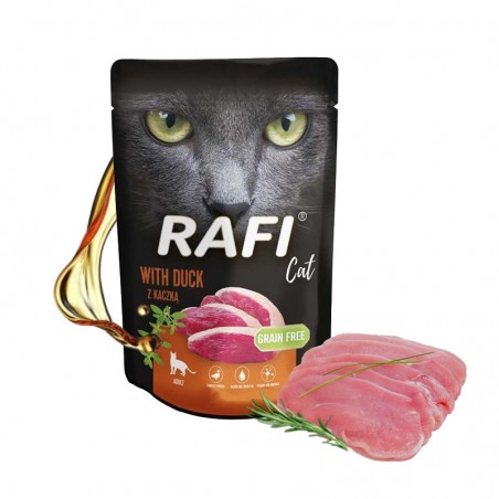 Składniki karmy dla kota Rafi z kaczką