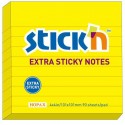 Karteczki-Samoprzylepne-Stick"N-Extra-Sticky-101x101Mm-Żolty