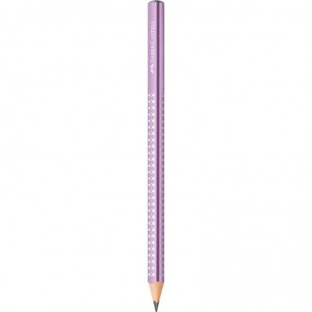 Ołówek JUMBO SPARKLE METALLIC Fioletowy FABER-CASTELL bez Gumki