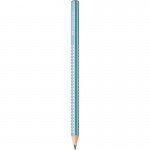 Ołówek JUMBO SPARKLE METALLIC Niebieski FABER-CASTELL bez Gumki