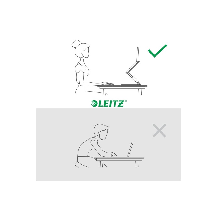 Podstawka Regulowana pod Laptopa Leitz Ergo Biała