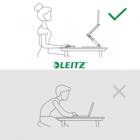 Podstawka Regulowana pod Laptopa Leitz Ergo Biała
