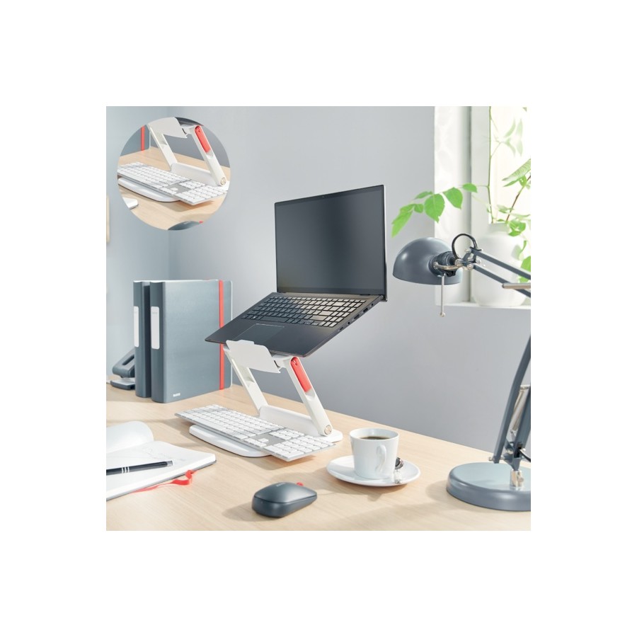 Podstawka Regulowana pod Laptopa Leitz Ergo Biała