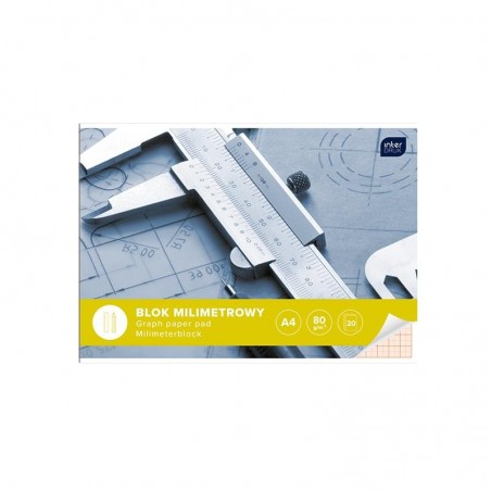 Blok Milimetrowy A4 20K 80g/m2 Interdruk