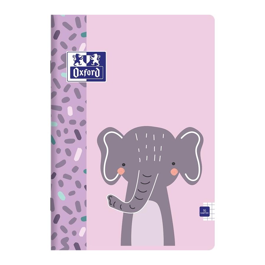 Zeszyt Oxford Kids A5 16 Kartek w Kratkę Mix Okładek