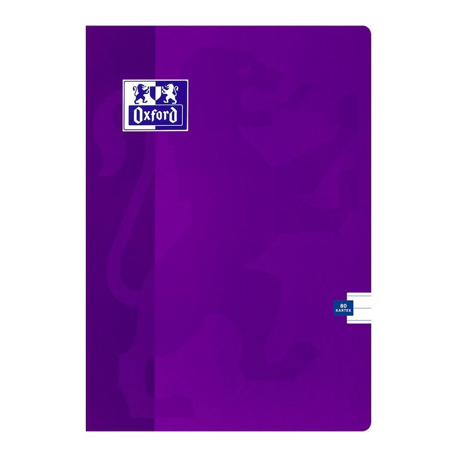 Zeszyt Oxford Esse A5 80 Kartek w Linię Mix Okładek
