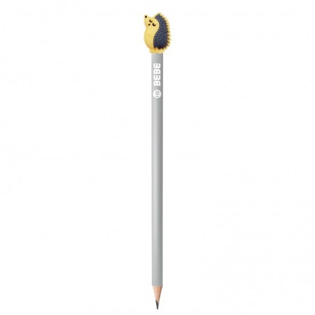 Ołówek HB Interdruk Pastelowy z Gumką Zwierzak