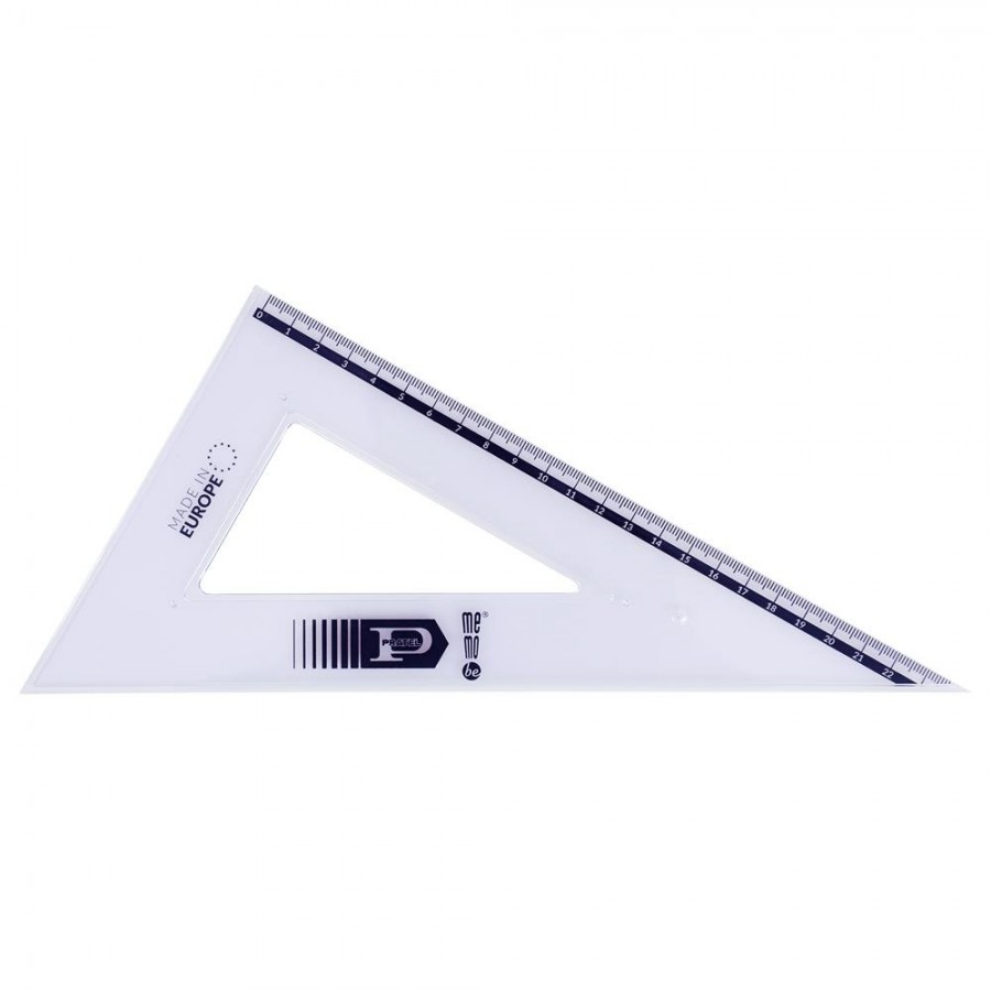 Zestaw kreślarski Pratel 4 elementy z linijką 30cm