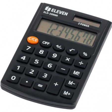 Kalkulator biurowy kieszonkowy 8-cyfrowy Eleven SLD-200NR Czarny