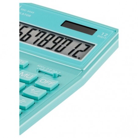 Kalkulator biurowy 12-cyfrowy SDC-444XR Zielony