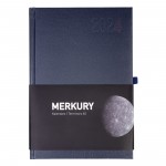 Opus Merkury kalendarz biurowy terminarz 2024 niebieski