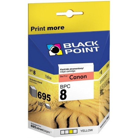 Tusz-Black-Point-BPC8Y-Cli-8Y-Canon-Pixma-iP4200-iP4300-iP4500-iP5200