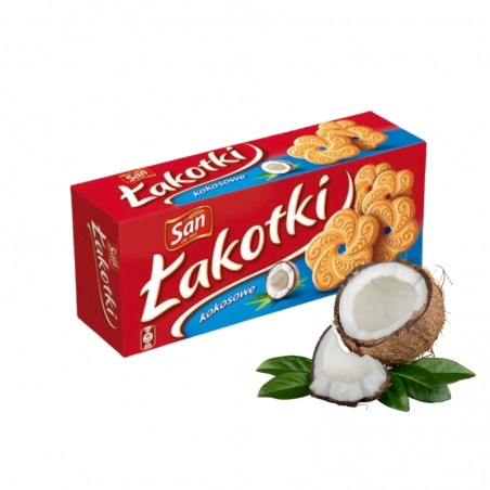 San ciastka Łakotki kokosowe 168g