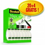 Taśma klejąca 3M Scotch Magic 20 rolek + 4 GRATIS