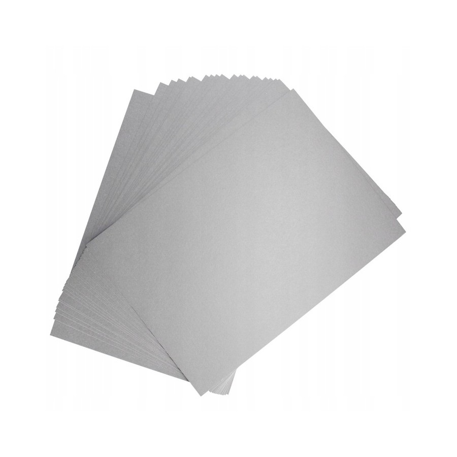 Karton ozdobny Galeria Papieru Millenium srebrny 180g 20szt