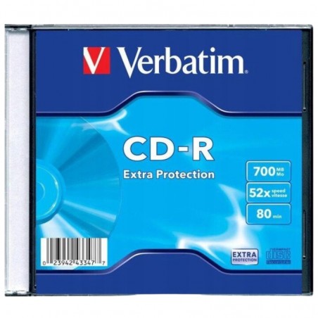 Płyta CD-R Slim Extra Protect 700MB x52 80 min Verbatim