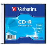 Płyta CD-R Slim Extra Protect 700MB x52 80 min Verbatim