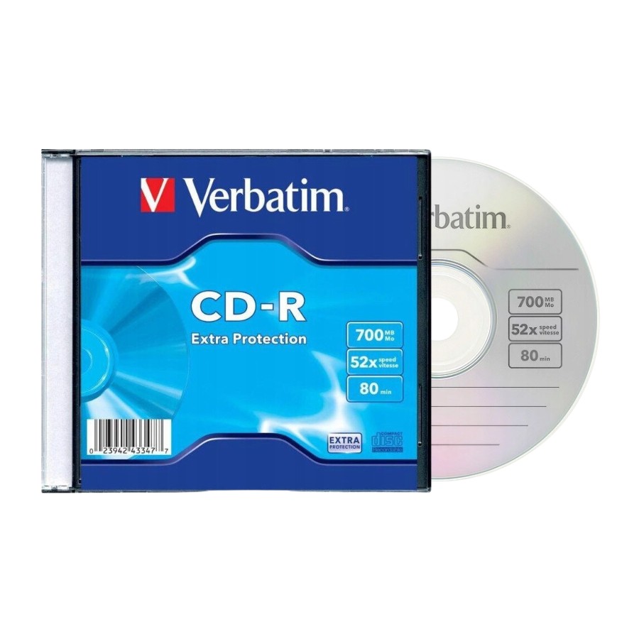 Płyta CD-R Slim Extra Protect 700MB x52 80 min Verbatim