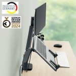 Ergonomiczne ramię do monitora i na laptopa Leitz Ergo