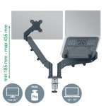 Ergonomiczne ramię do monitora i na laptopa Leitz Ergo