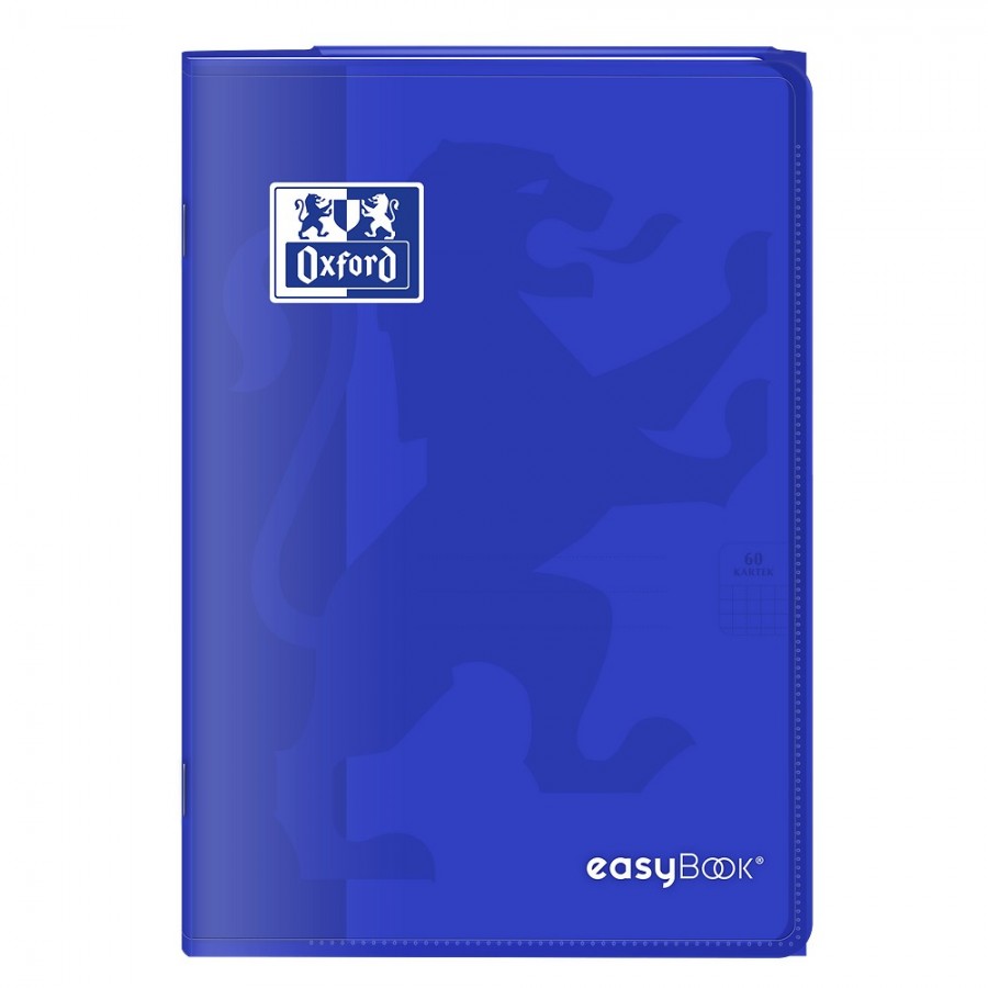 ZESZYT OXFORD PP EASYBOOK B5/60K KRATKA Z MARGINESEM MIKS KOLORÓW