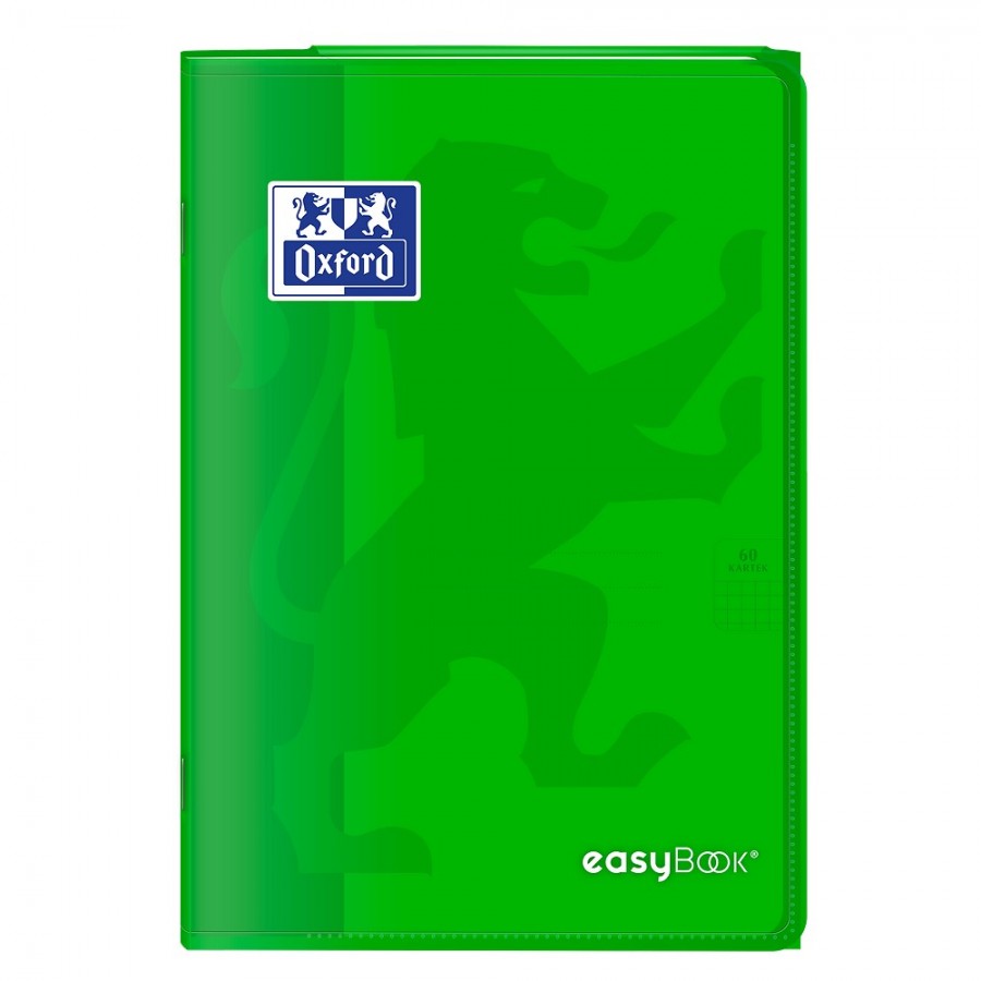 ZESZYT OXFORD PP EASYBOOK B5/60K KRATKA Z MARGINESEM MIKS KOLORÓW